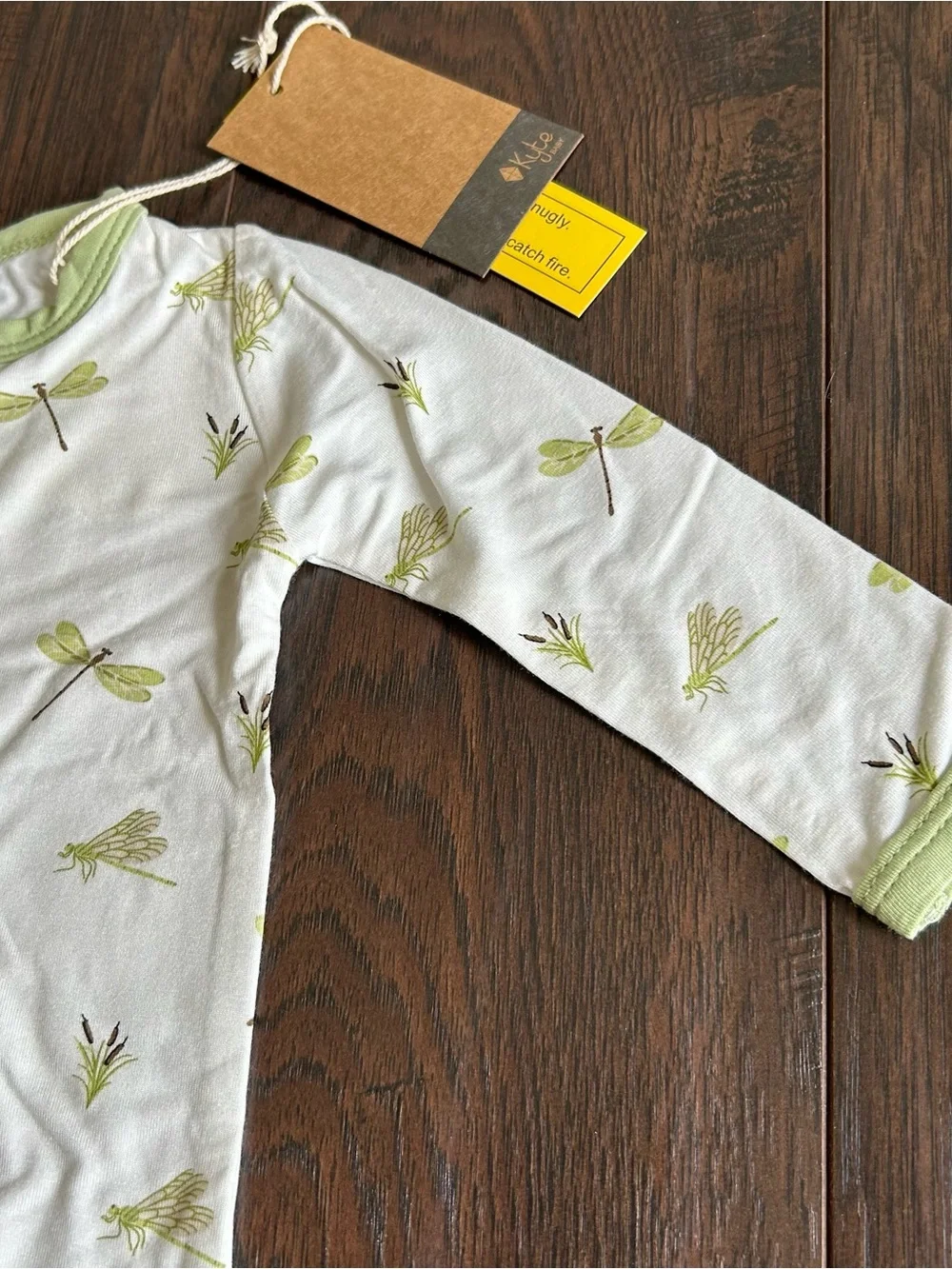 Kyte Snap Bamboo Romper in Dragonfly 6-12m
